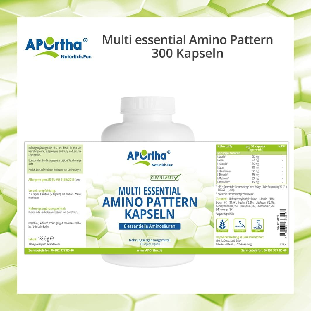 APOrtha® Multi essential Amino Pattern Kapseln - 500 mg
