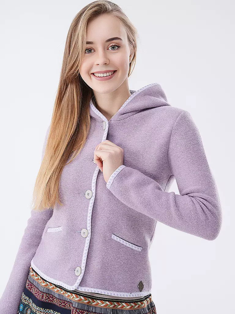 STAPF Trachtenstrickjacke MALWINE lila
