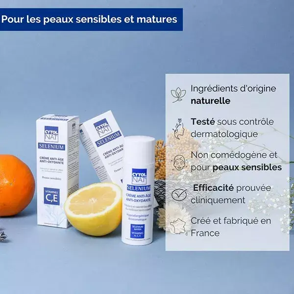 Cytolnat Sélénium - Crème anti-âge anti-oxydante