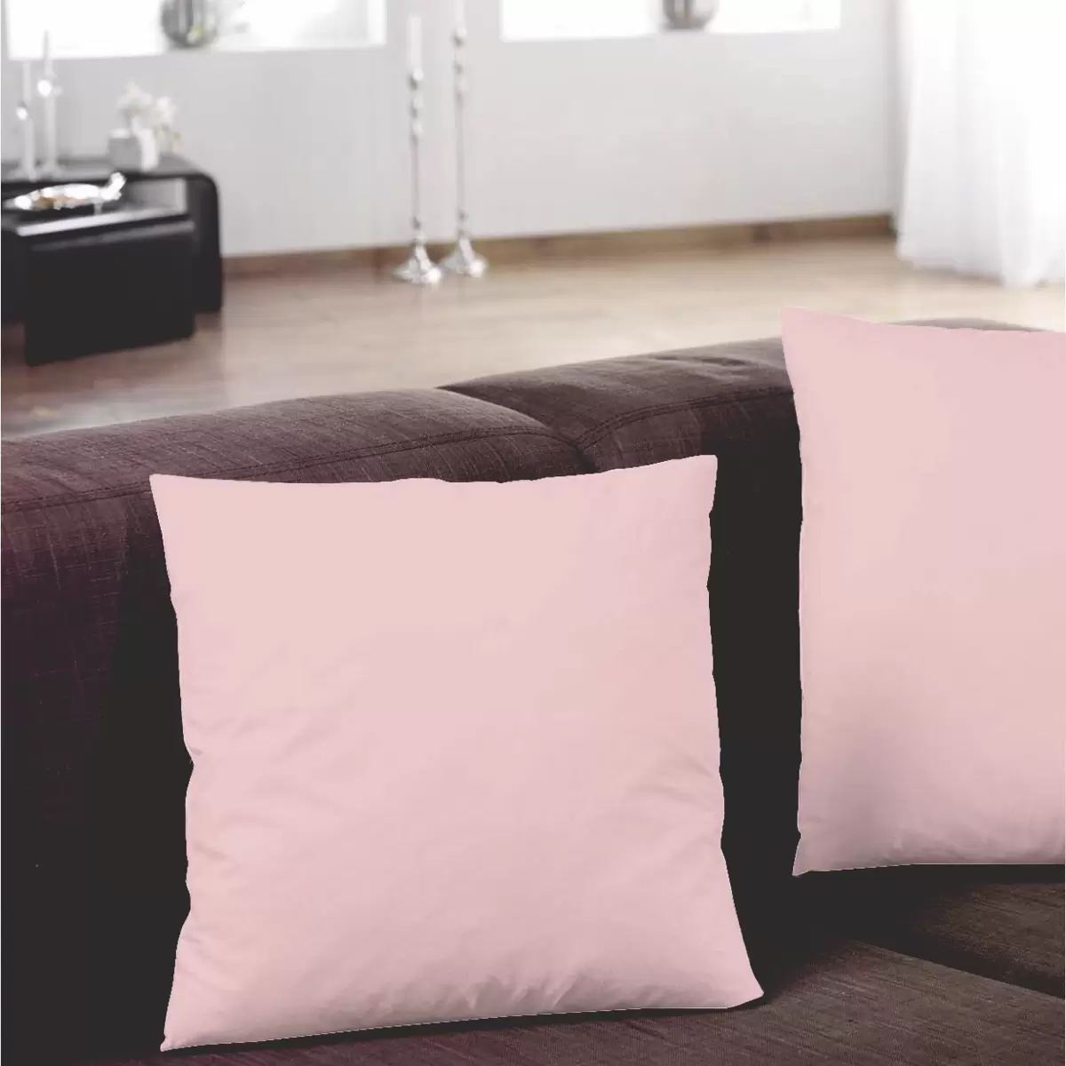 Kopfkissenbezug Cotton Selection Rosa