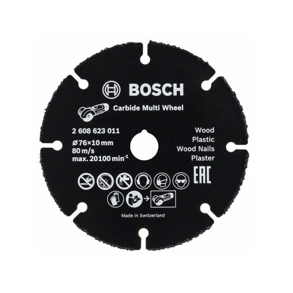 KAPPSKIVE BOSCH PROFFESIONAL 76MM TIL TRE