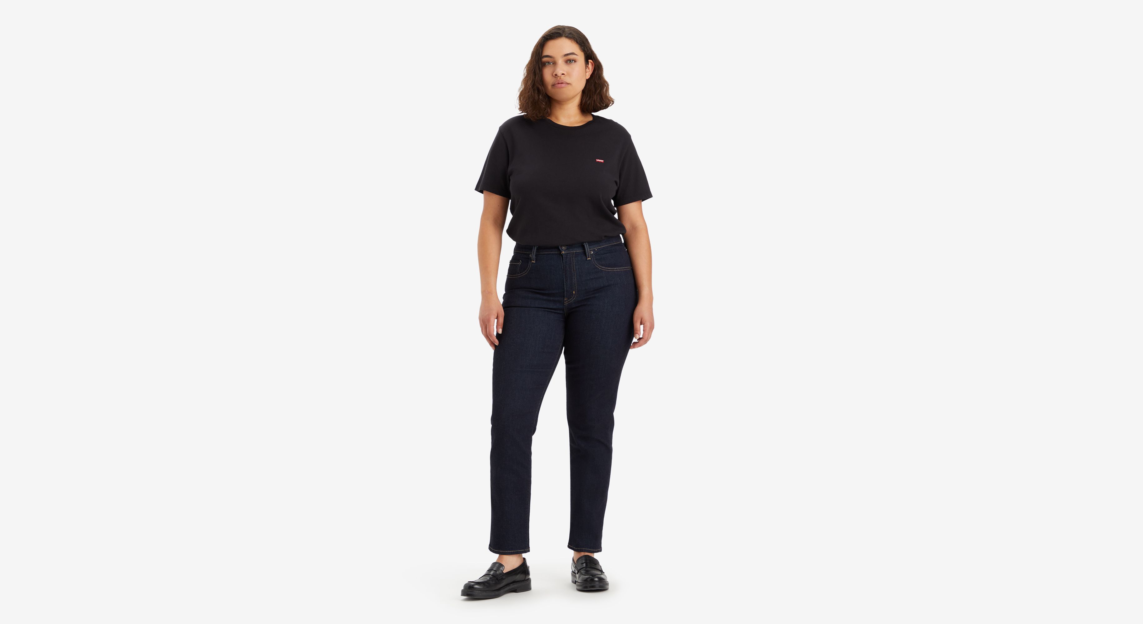 Jean 724™ taille haute droit - Dark Indigo Rinse - Bleu