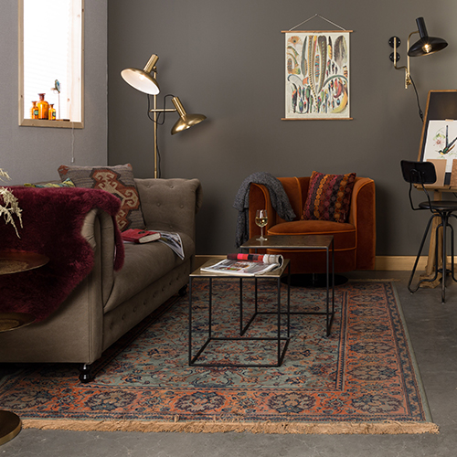 Fauteuil Flower oranje