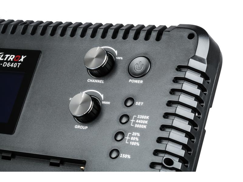 Viltrox Videoleuchte VL-D640T Hocheffiziente LED-Leuchte mit vielseitiger, einstellbarer Lichtleistung