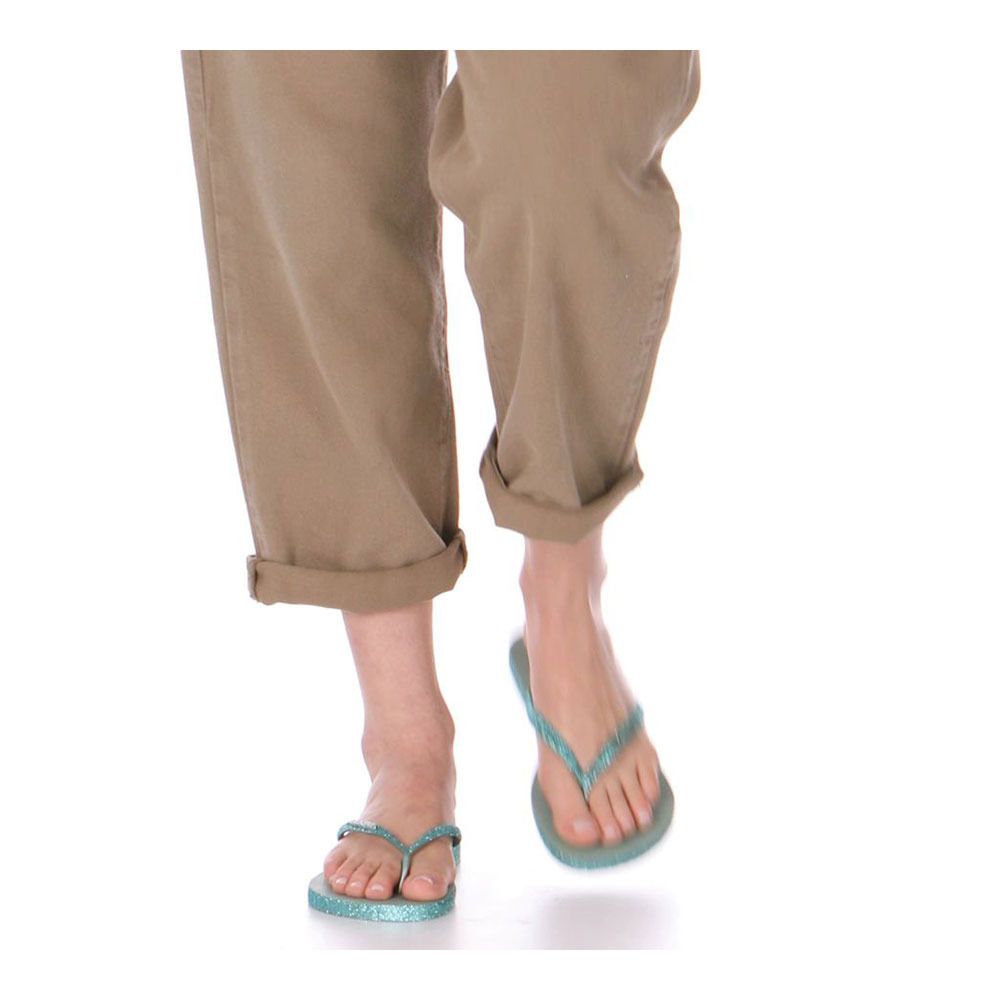 Havaianas SLIM SPARKLE II - Tongs Femme clay