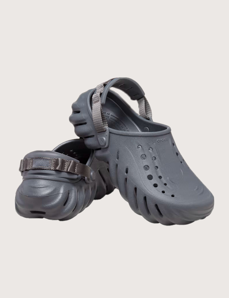 CROCS SABOTS HOMME ECHO CLOG GRIS ANTHRACITE