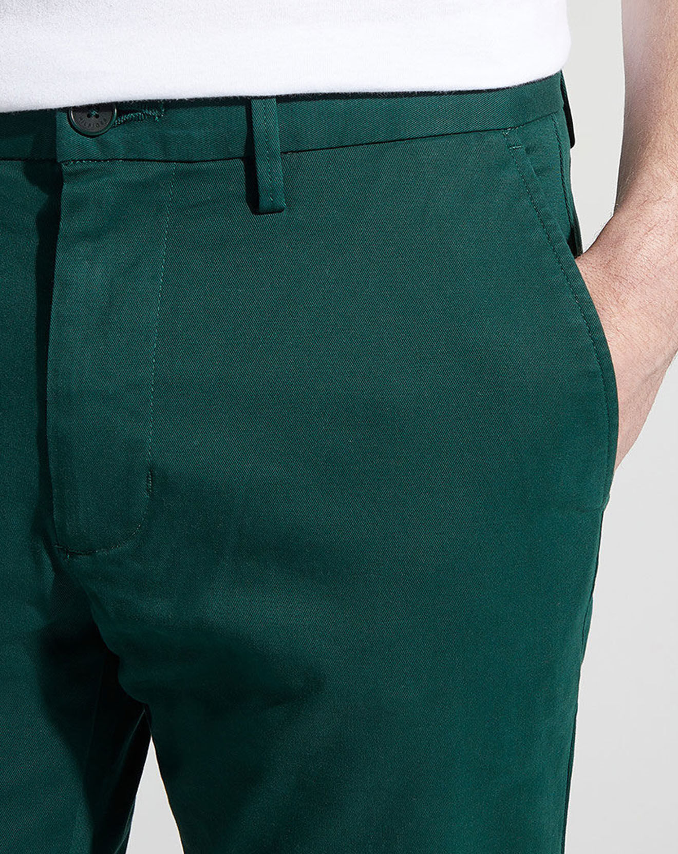 Tommy Hilfiger Pantalon chino 1985 Bleecker vert bouteille