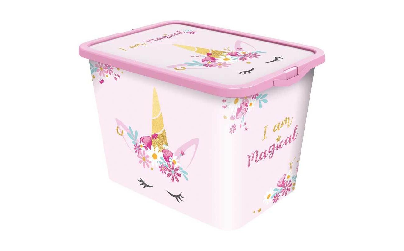 Magical Unicorn Storage Click Box 23l