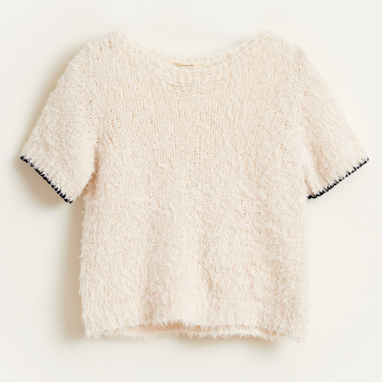Bellerose Pull 100% Coton Bio Nomed fluffy écru
