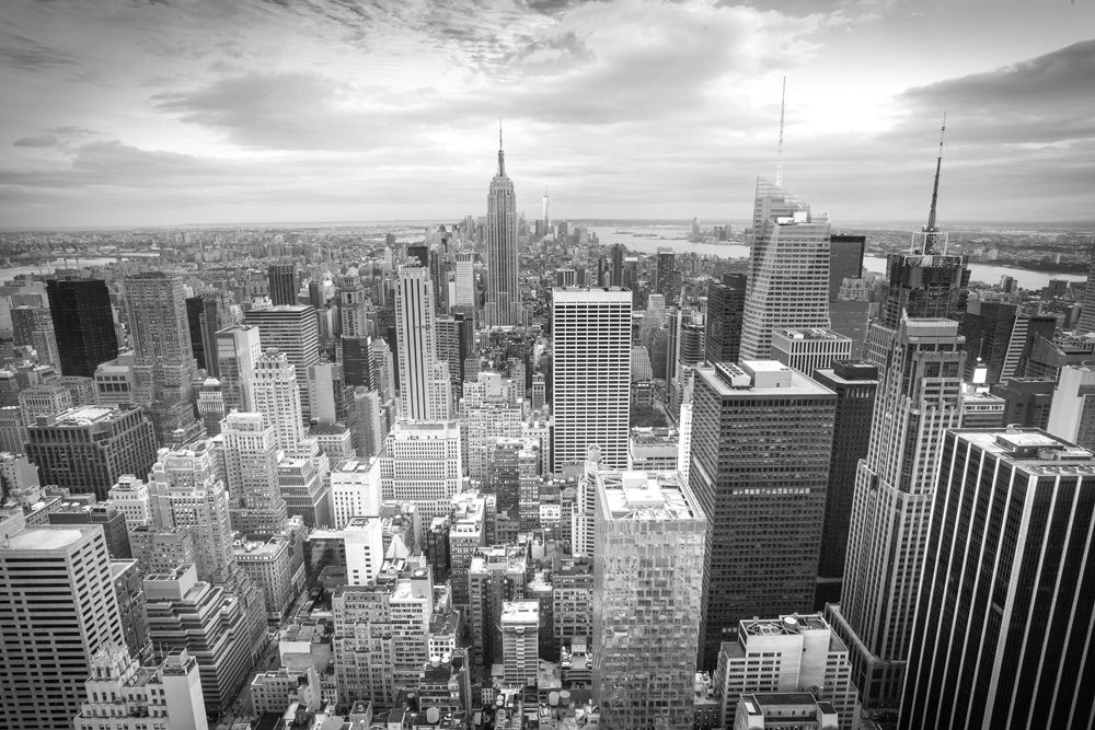 Akustikbild NEW YORK SKYLINE 80x100cm, 7kg