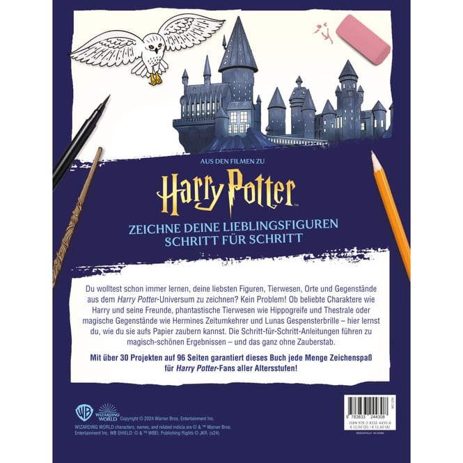 Harry Potter - Zeichne deine Lieblingsfiguren - Schritt für Schritt