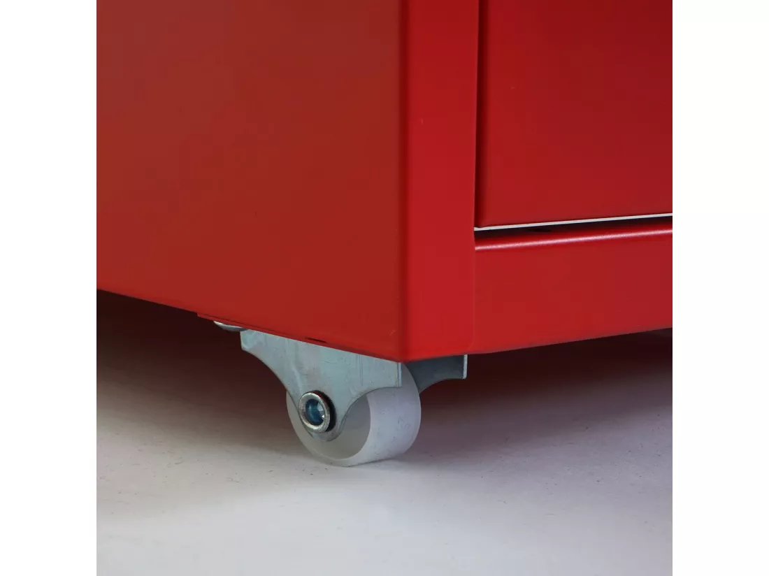 Caisson roulant Preston T851, rouge