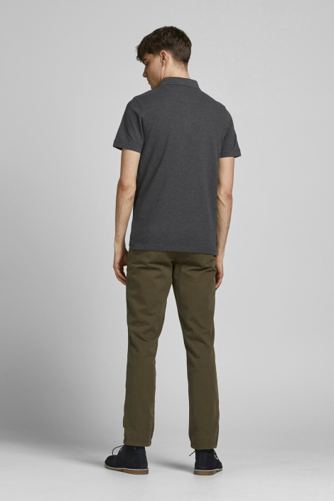 Jack & Jones grijze heren polo