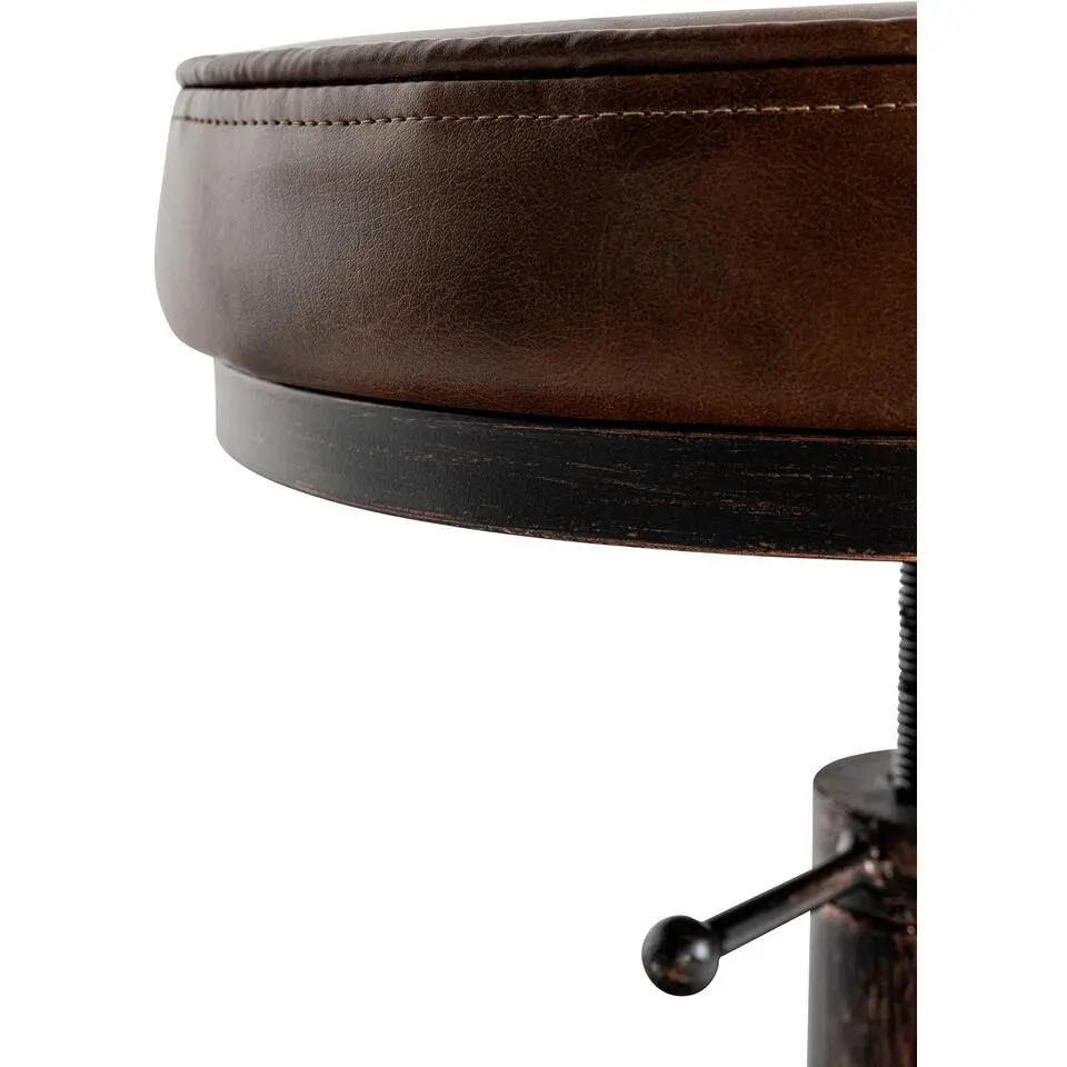 CLP Hocker Destin Kunstleer - bronzen