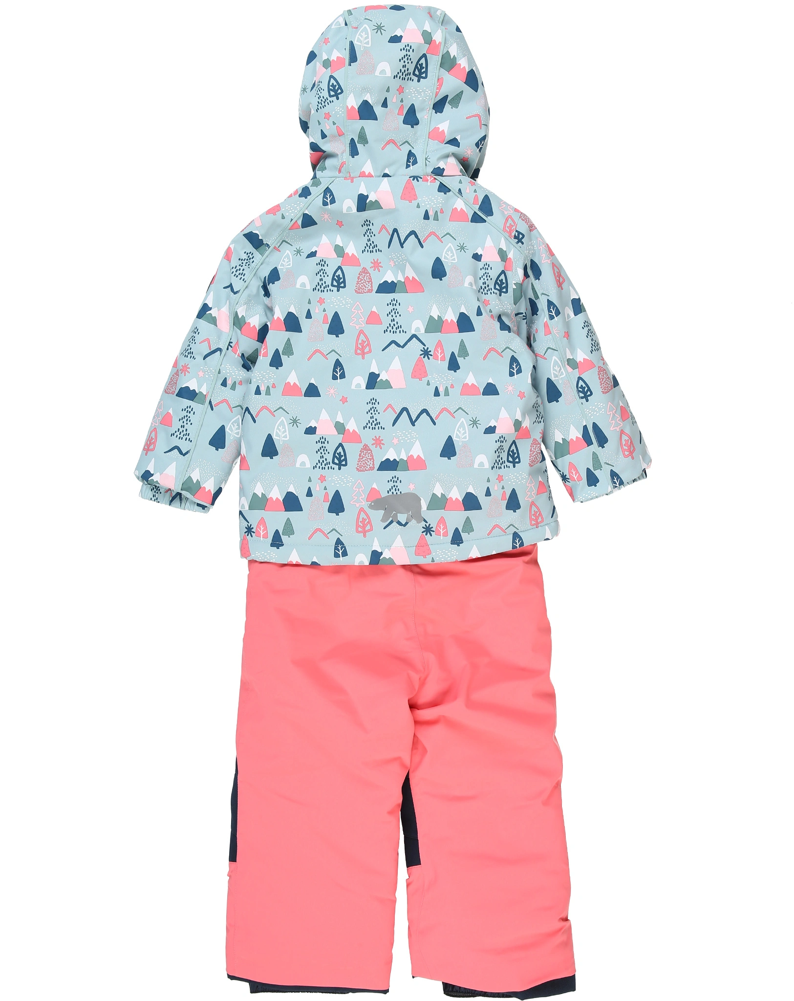 Skioverall FISW 34 MNS mit abzippbarer Hose in stahlmint