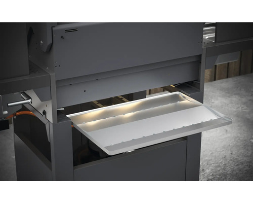 Tenneker® Carbon TG-3 U Gasgrill met 3 branders + zijbrander, gietijzeren rooster, zwart