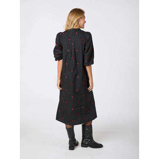 Neo Noir Vestina Hearts Kjole, Black, 34