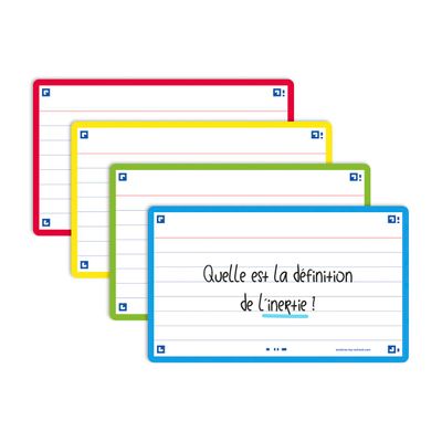 Oxford FLASH 2.0 Starter Pack - Pack de 32 cartes - A7 - ligné - couleurs assorties