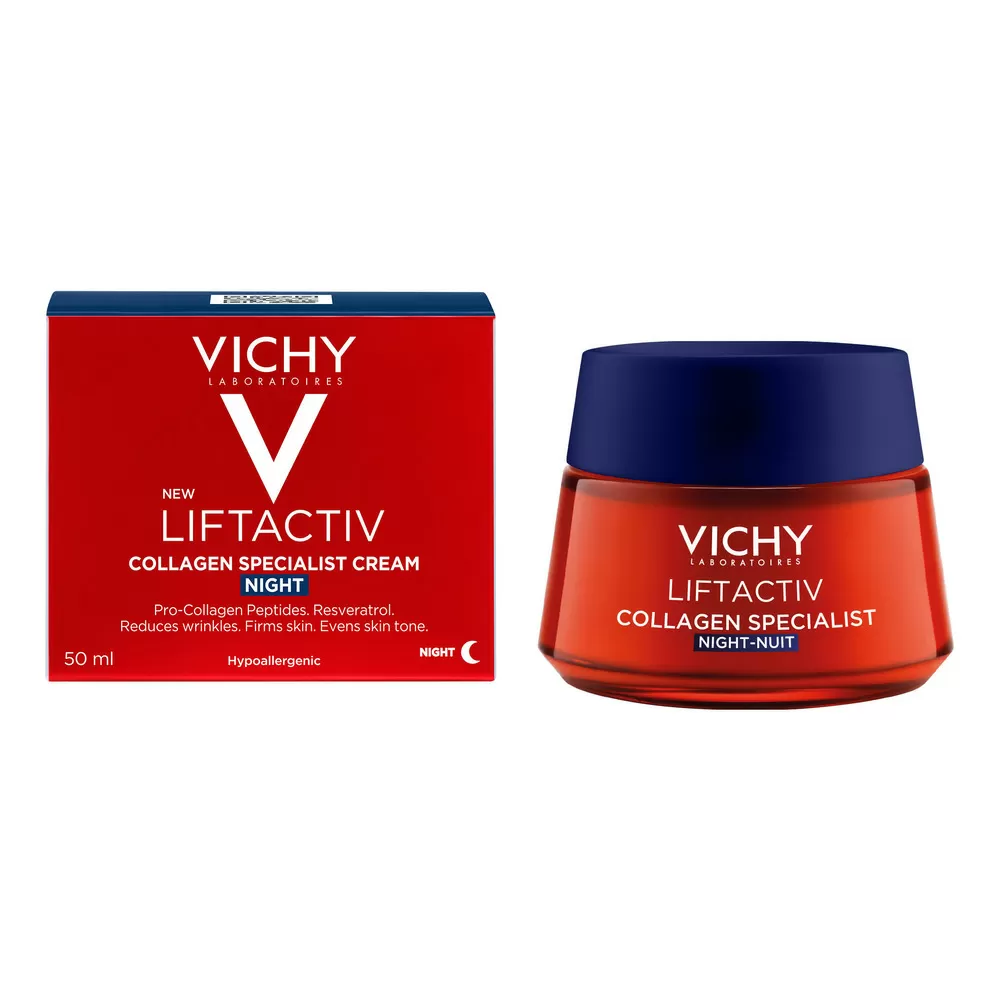 Vichy Liftactiv Collagen Specialist Night Cream - 50 ml.