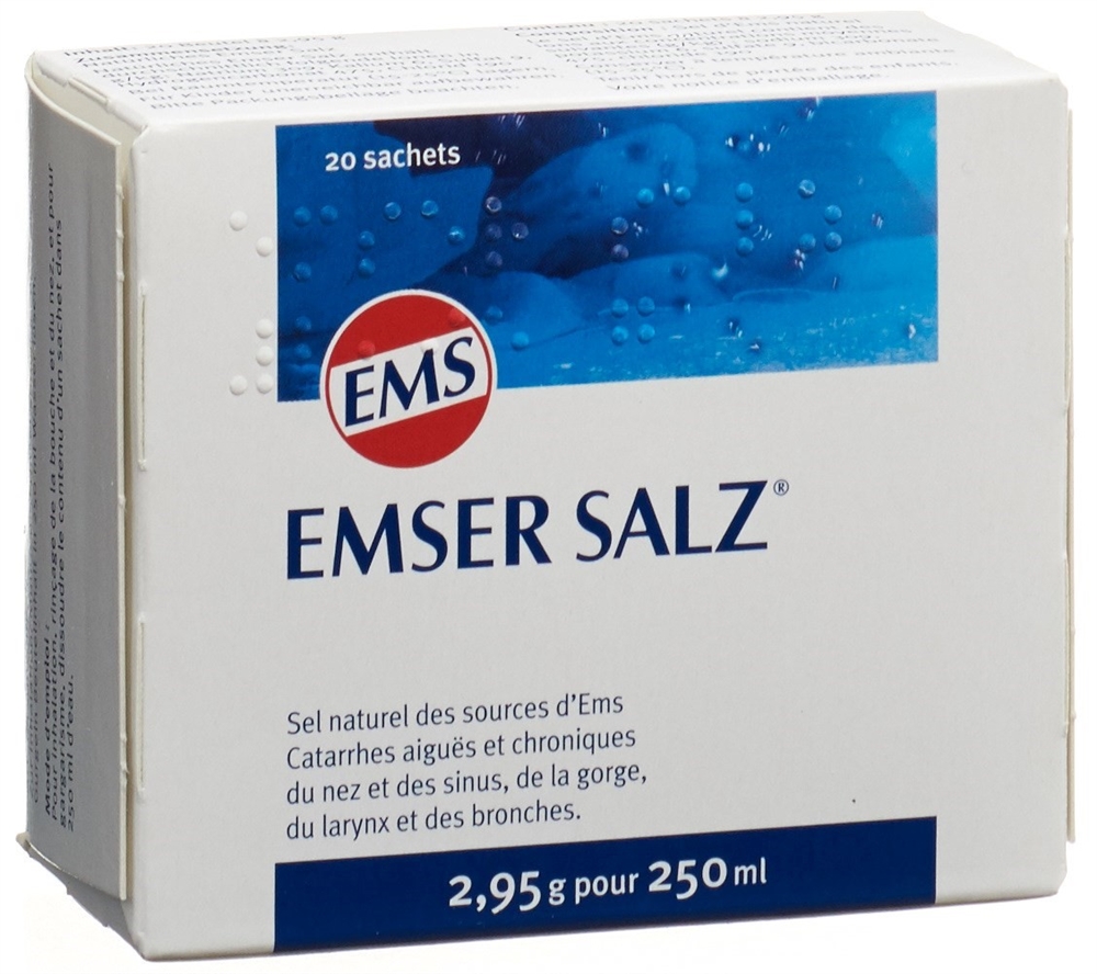 EMSER Plv Btl 2.95 g<br>20 × 2.95 g, Beutel, Pulver zur Inhalation