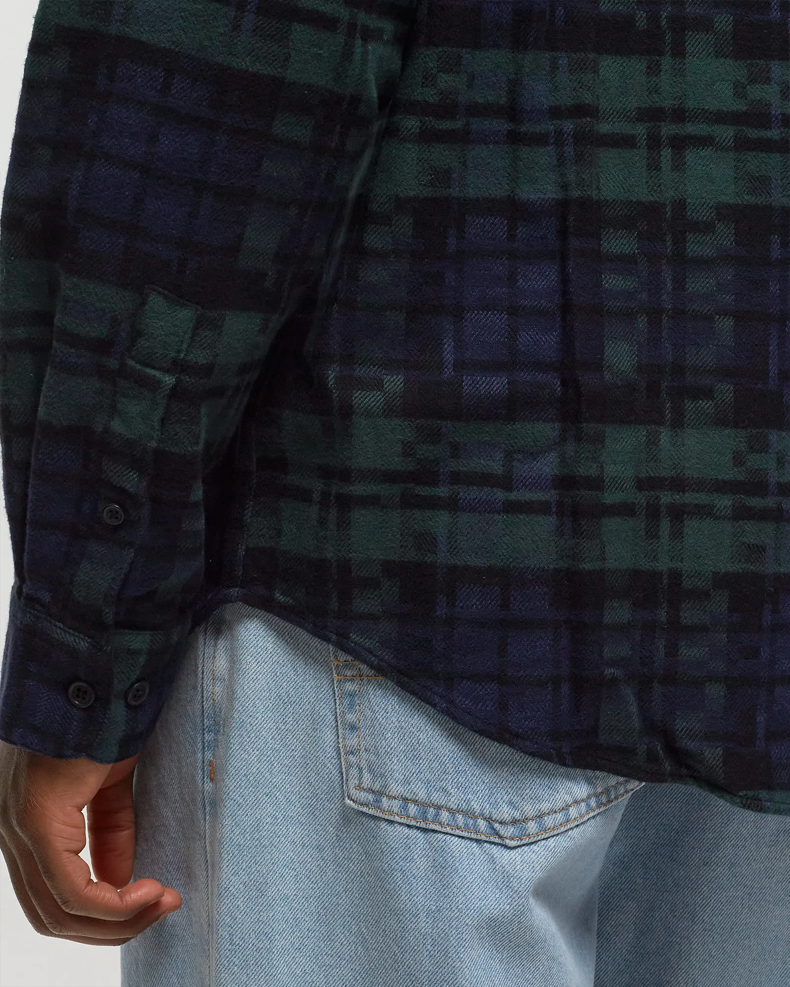 Portuguese Flannel ABSTRACT BLACKWATCH
