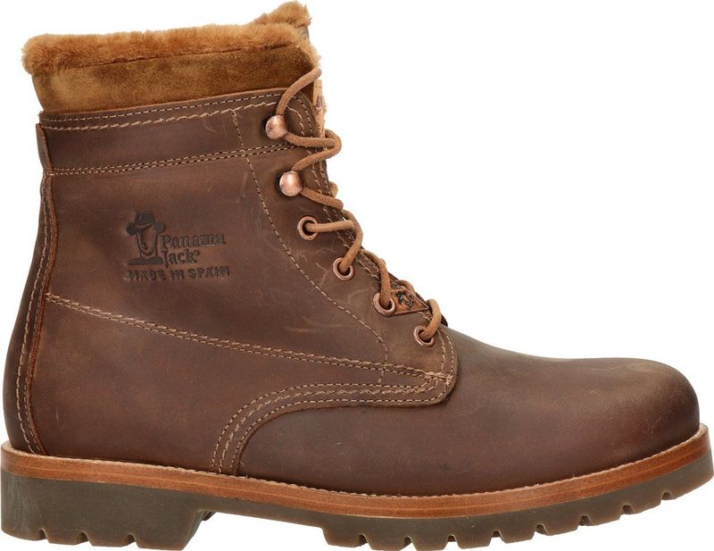 Panama Jack Aviator Igloo heren veterboot - Cognac