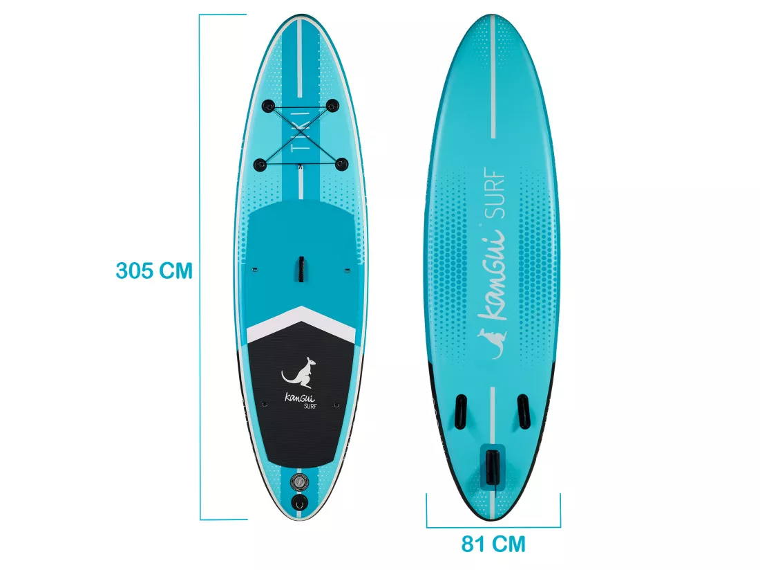 Kangui - Stand up paddle gonflable SUP avec siège kayak, 305cm - TIKI