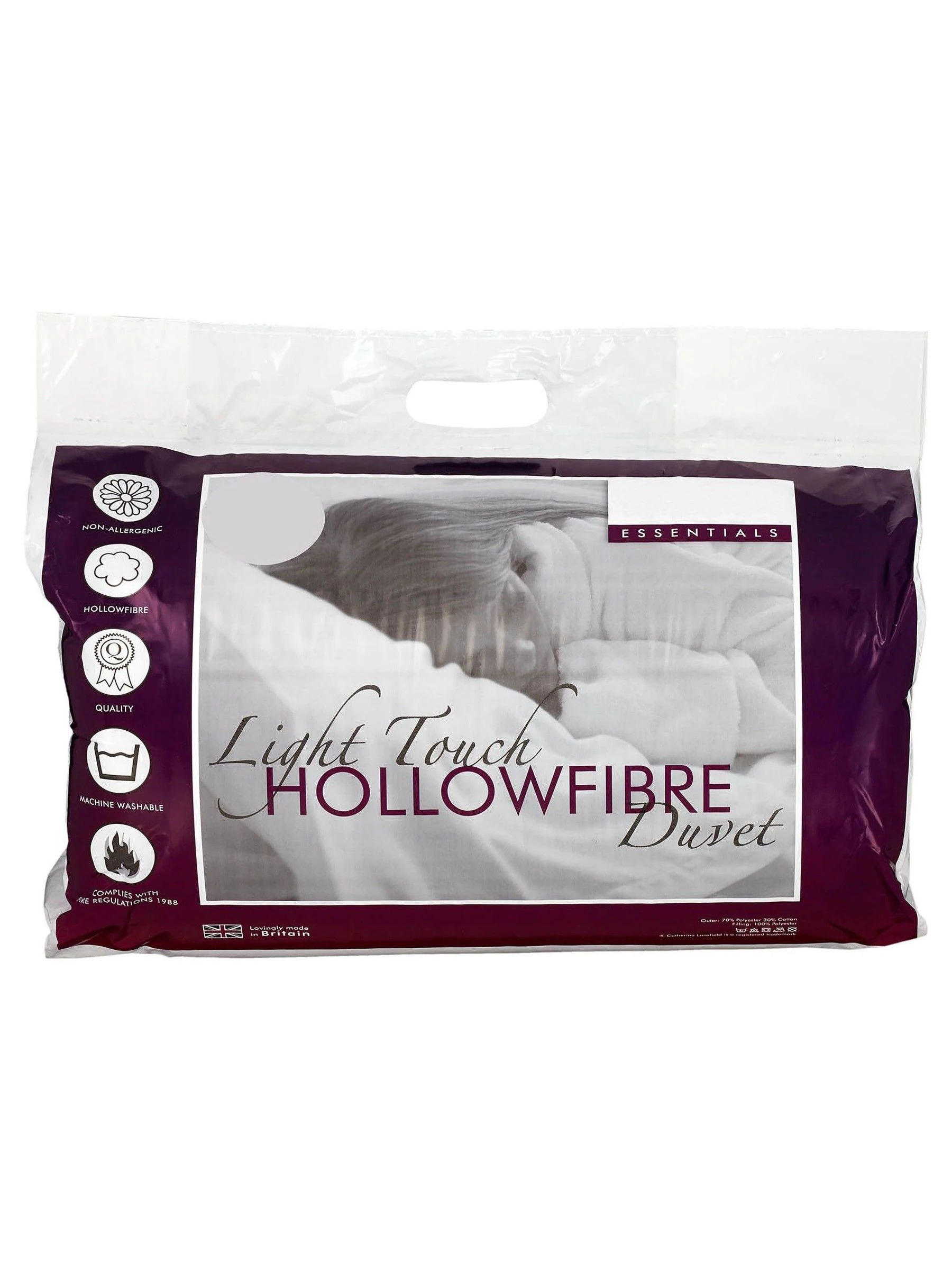 Catherine Lansfield Wonen Essentials Hollowfibre 15 Tog Dekbed