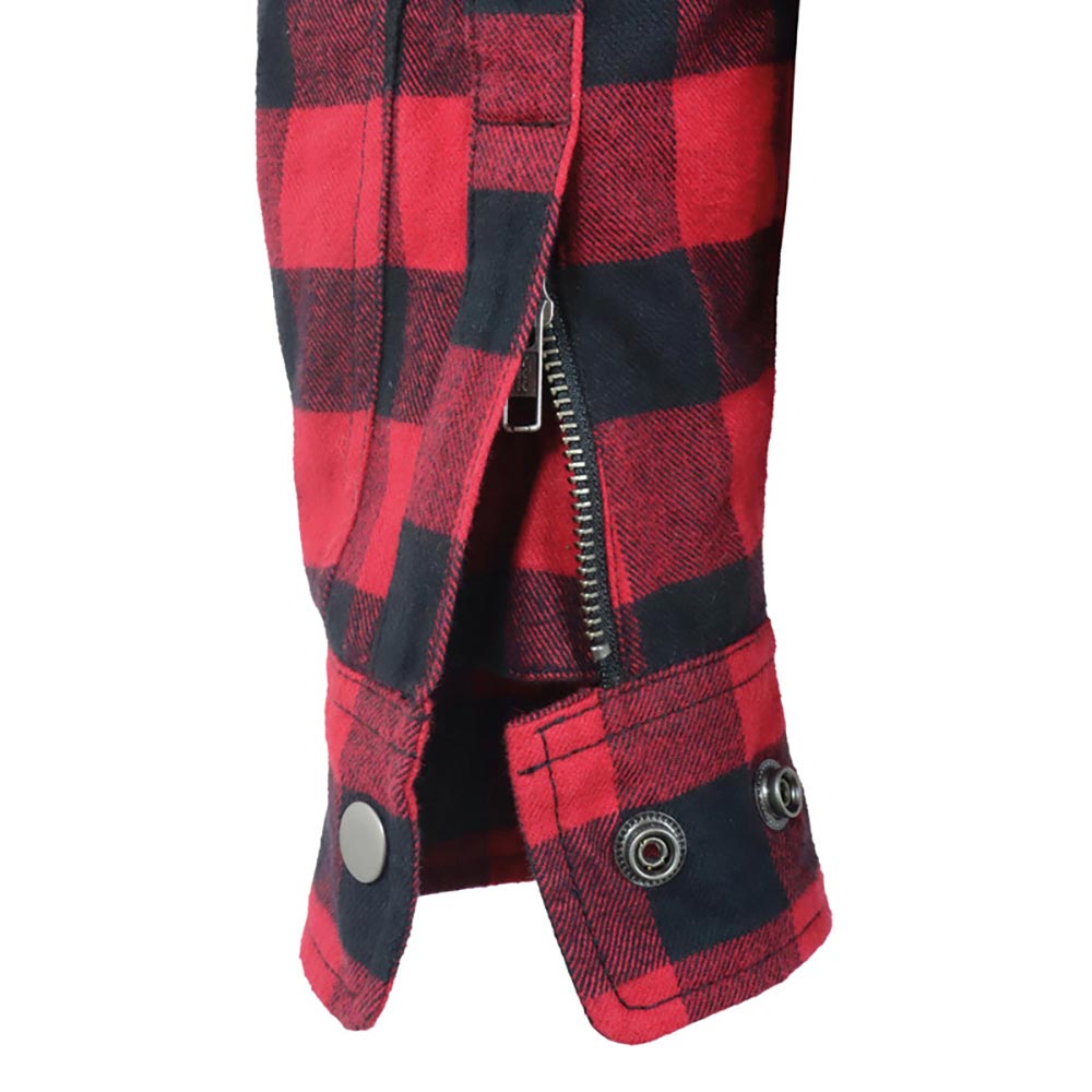 Harisson - Surchemise femme Ranger Lady Fit Noir / Rouge