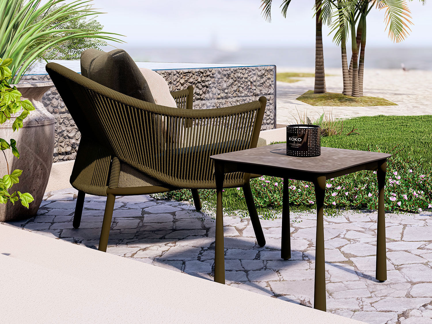 Sessel Flyer mit Quick-Dry-Schaumstoff