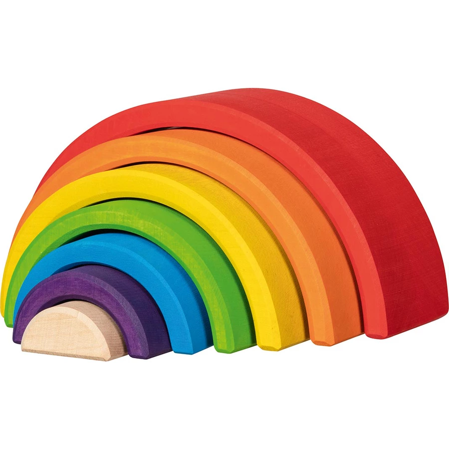 goki Holzbausteine Kleiner Regenbogen