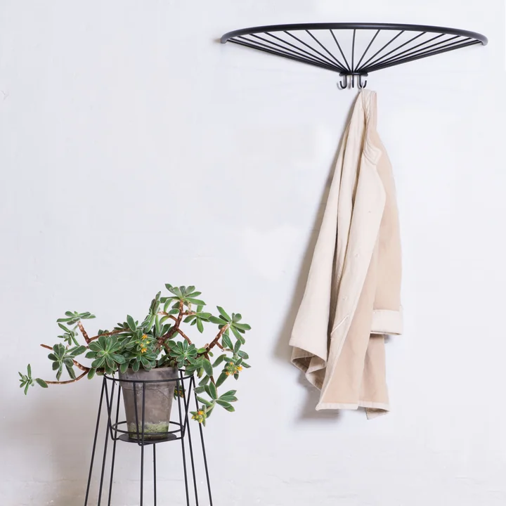 OK Design - Pinna Hutablage und Garderobe, weiss
