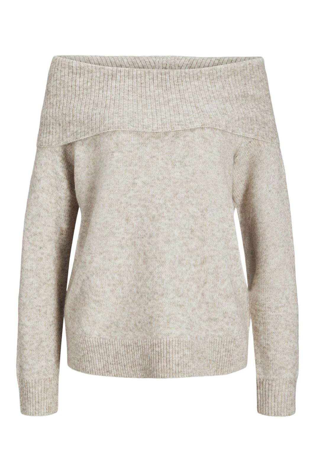 Jjxx Jxminka Off Shoulder Knit 12264129 4635624 fog