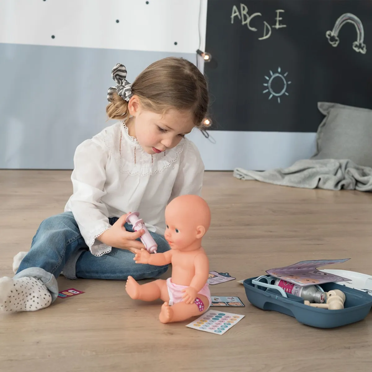 Smoby Jouet Mallette de Médecin Soins Bébé