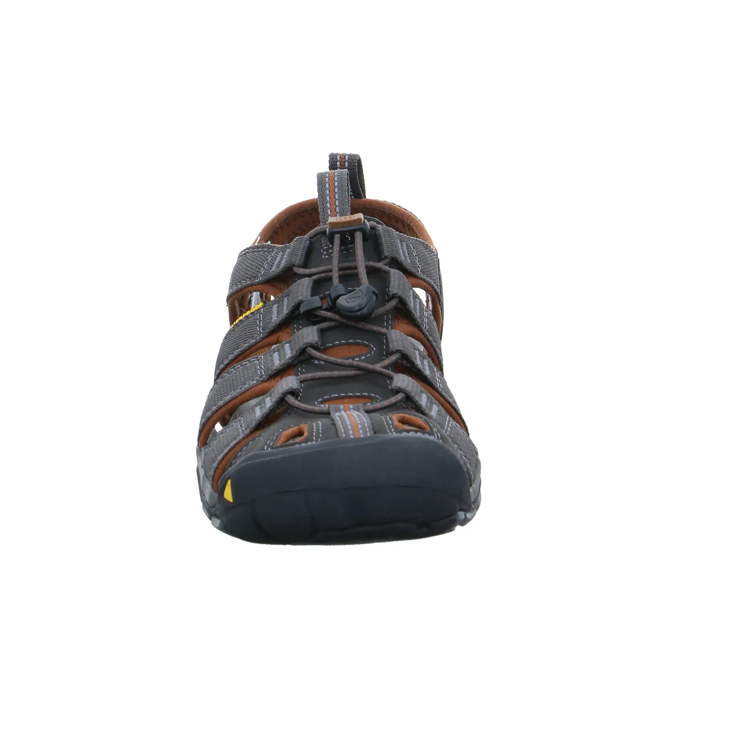 KEEN Sport- + Freizeitsandalen Grau Textil  Sandale mit Zehenschutz