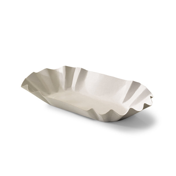Kartonnen bakje wit 105x190x35mm