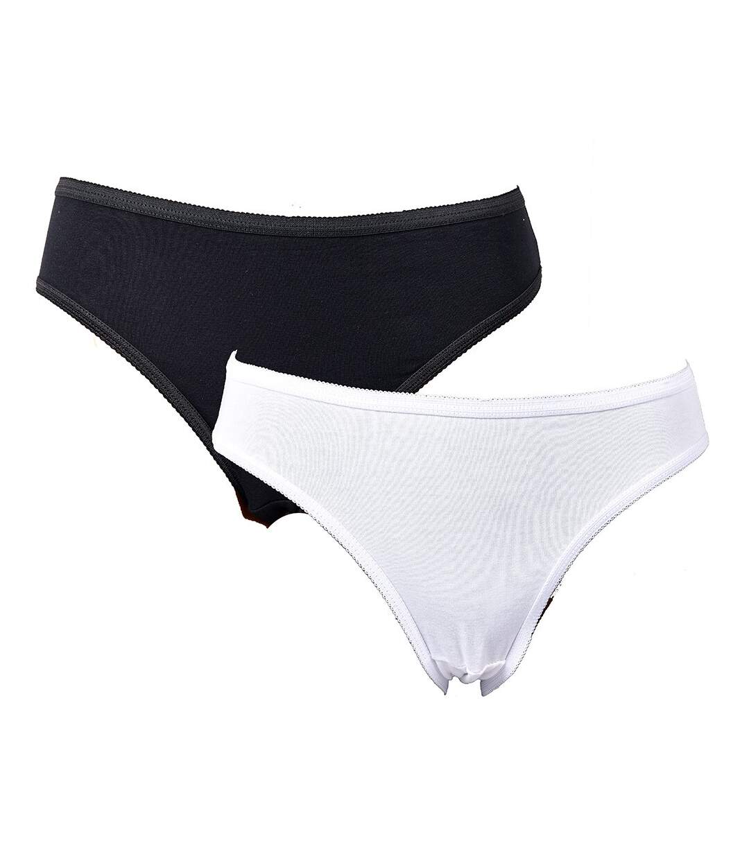 Culottes Femme Confort Maitien en Coton Qualité supérieure Pack de 2 Culottes Confort Coupe Mini