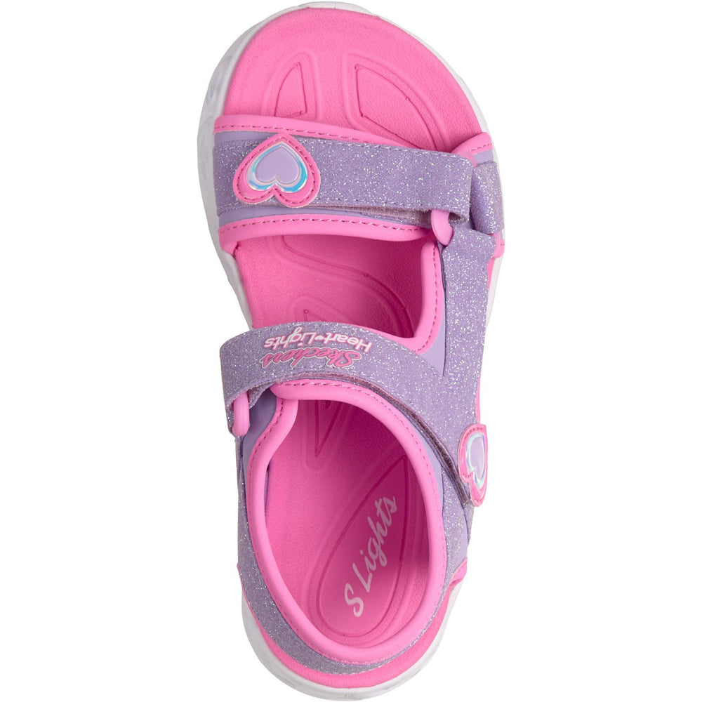 Køb Skechers Purple Heart Lights Sandaler