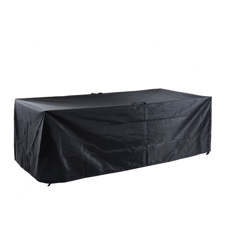 Housse de protection pour ensemble repas 8 places noir