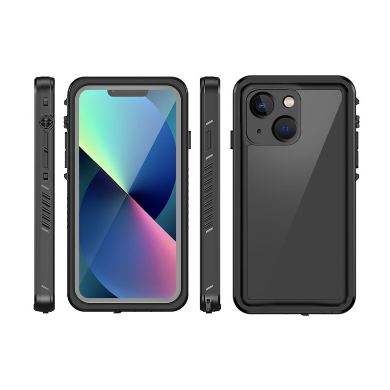 iPhone 13 Avalanche Case Wasserfeste Outdoor Schutz Hülle IP68 (EGCA00322) - Schwarz