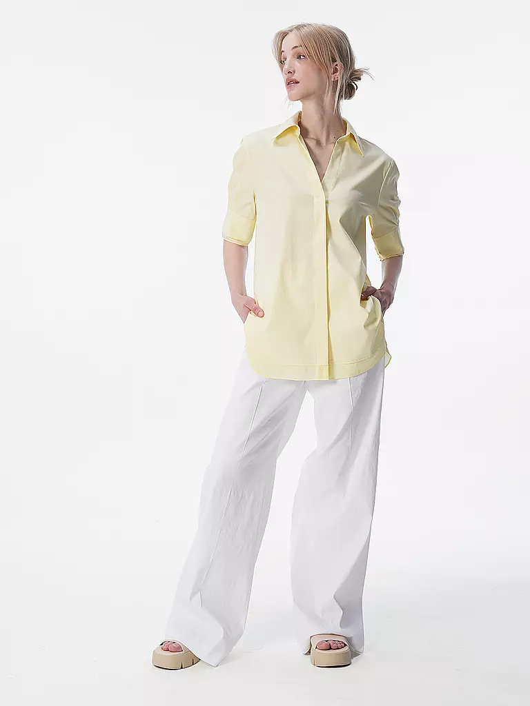 BOSS Businesshose TASENA weiss
