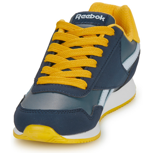Reebok Classic - REEBOK ROYAL CL JOG 3.0 1V - Blanc / Bleu / Jaune