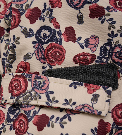 Minymo Overtr?kssko - Smoke Gray m. Blomster