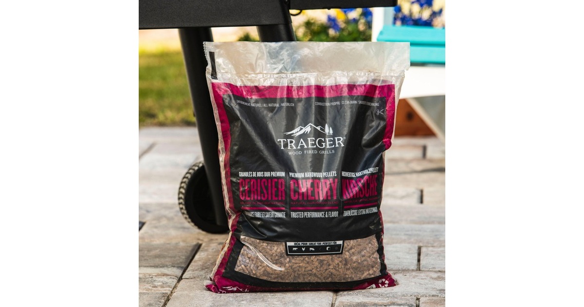TraegerPellets van hardhout Kers brandstof  (9 kg)