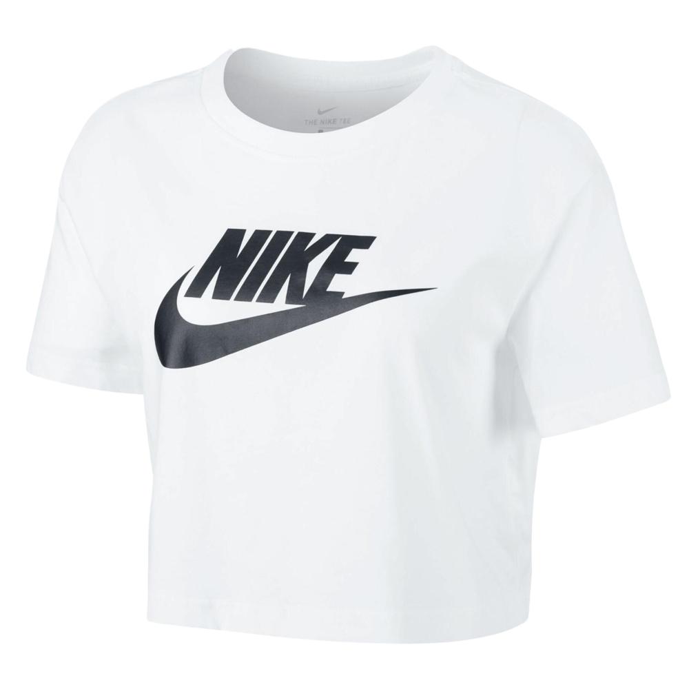 Nike T-shirt Blanc Femme Nike Essntl