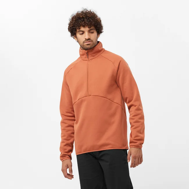 ESSENTIAL WARM  Midlayer mit halblangem Reißverschluss Herren