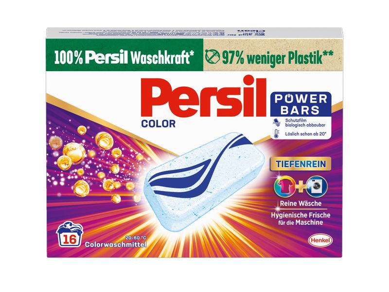 Persil Waschmittel Kapseln Power Bars Color 16 Stück Colorwaschmittel für saubere Wäsche