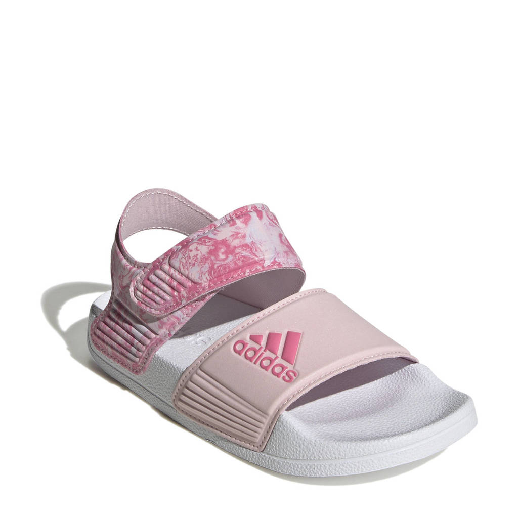 adidas Adilettesandalen lichtroze/roze/wit