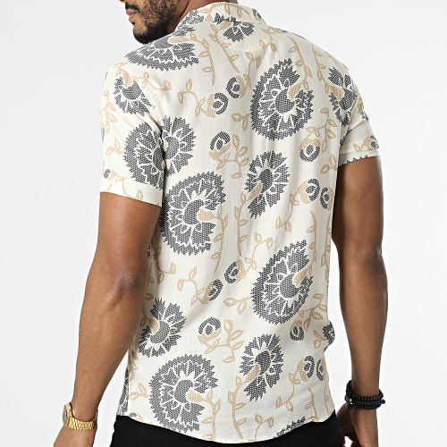 Chemise Manches Courtes 1400 Beige