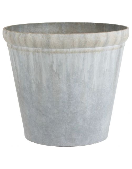 Mica Decorations Buitenpot Lima Rond - Bloempotten - Ø45x39 cm Grijs